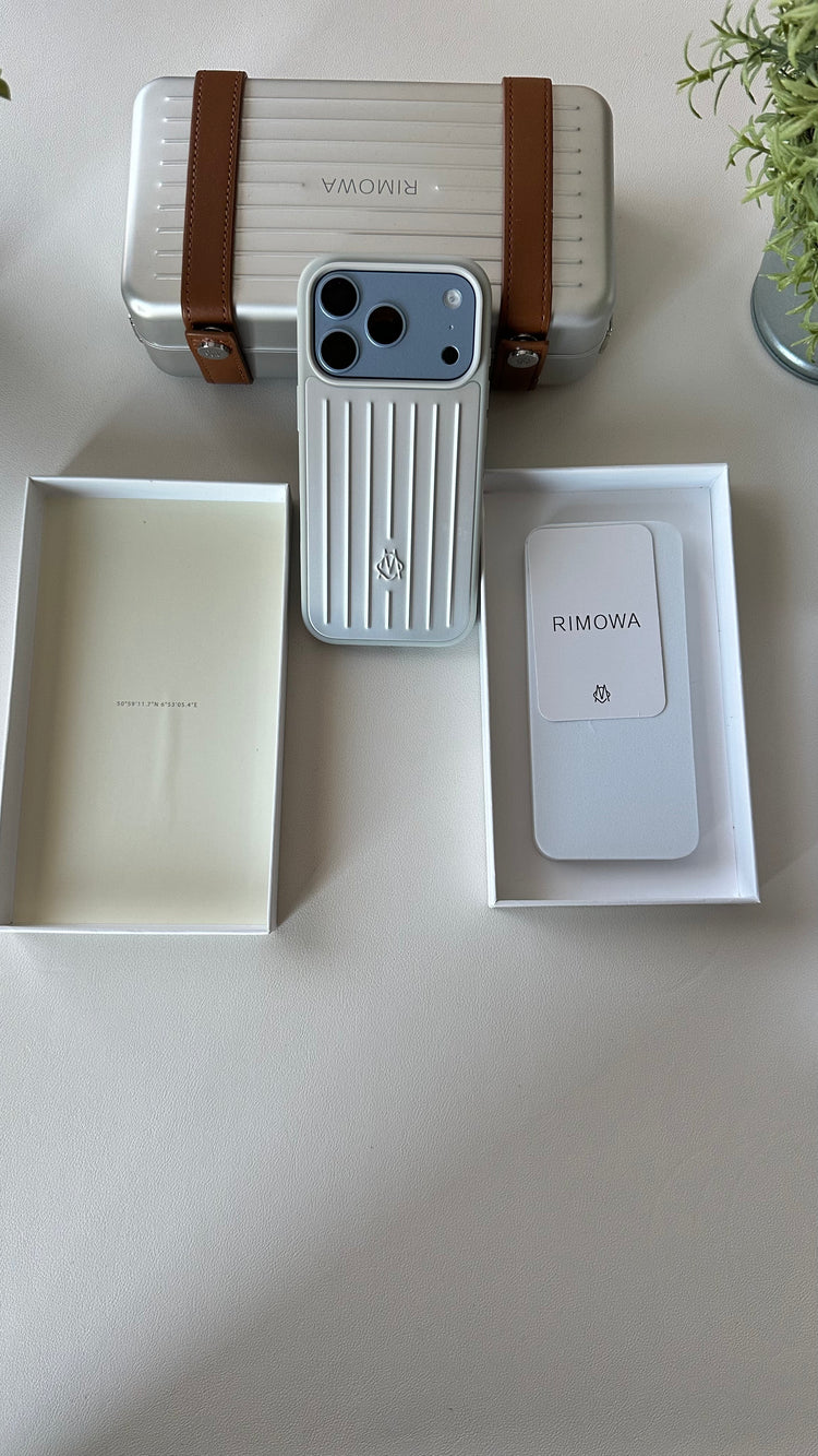 Phone case with open packaging